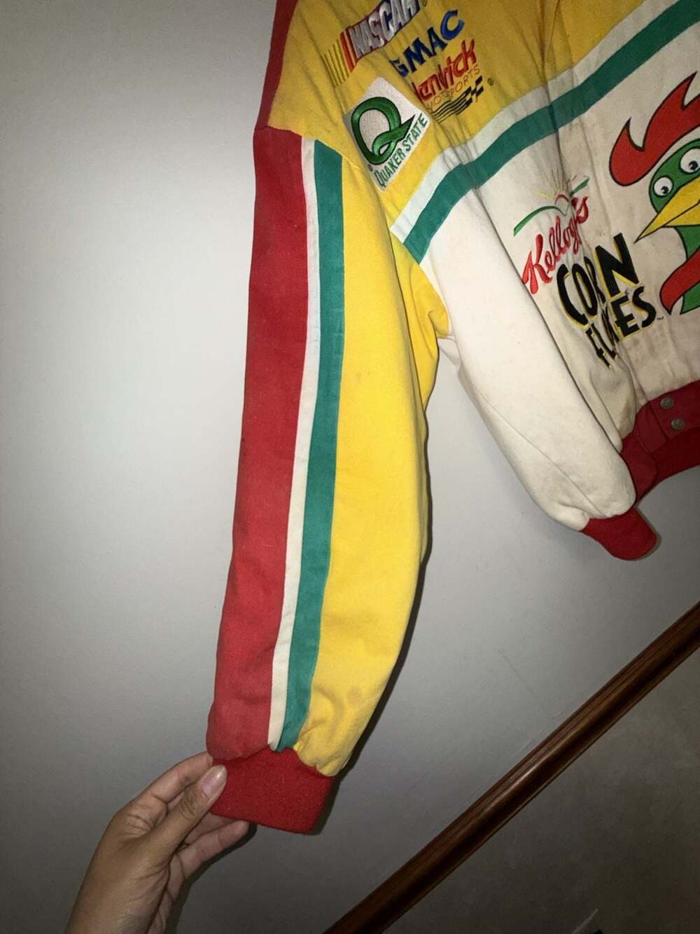 Chase Authentics Terry Labonte Kellogg's Corn Flakes NASCAR Racing Jacket - Picture 4 of 10